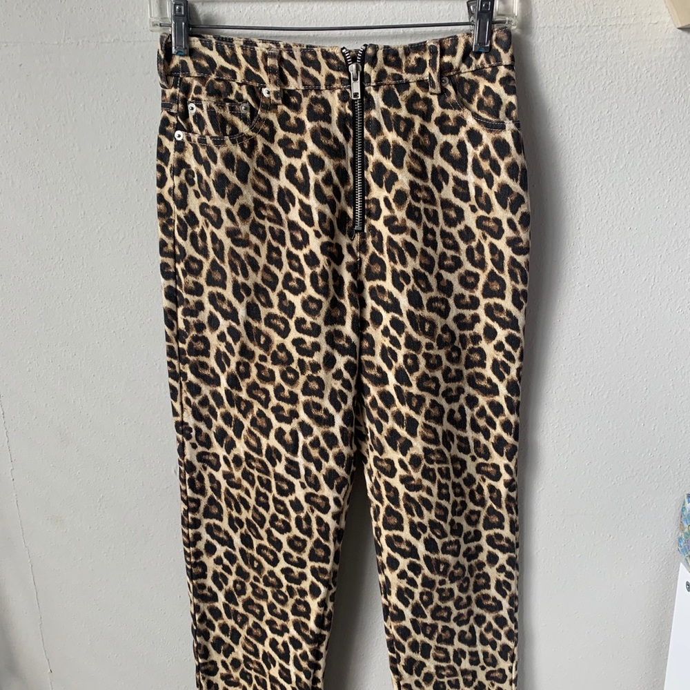 Leopard print pants